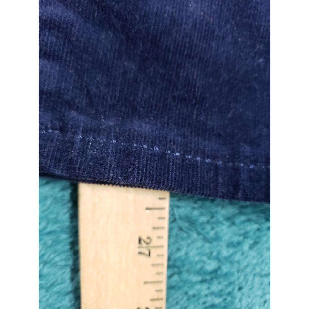 Loft Jeans Size 2 Petite Womens Blue Stretch Pant Corduroy Mid Rise Modern Ankle - Picture 9 of 13
